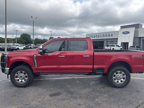 Red Metallic 2024 Ford F-250 Lariat