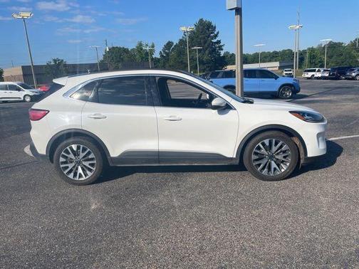 White Metallic 2020 Ford Escape Titanium Hybrid