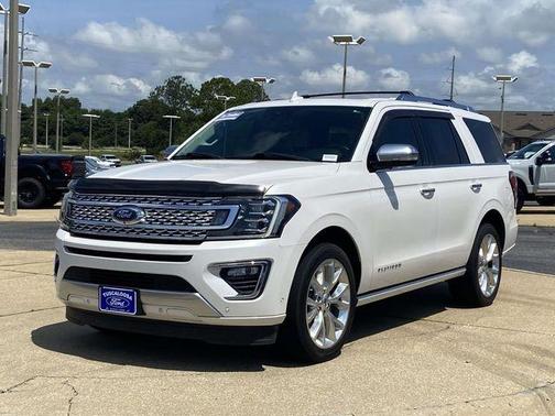 White Platinum Tri-Coat Metallic 2018 Ford Expedition Platinum