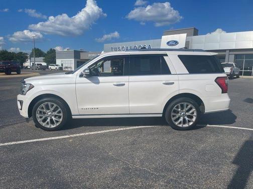White Platinum Tri-Coat Metallic 2018 Ford Expedition Platinum