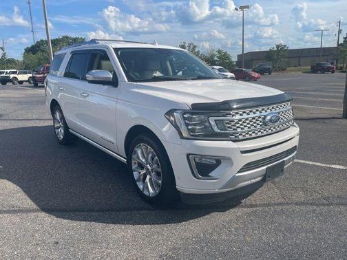 White Platinum Tri-Coat Metallic 2018 Ford Expedition Platinum