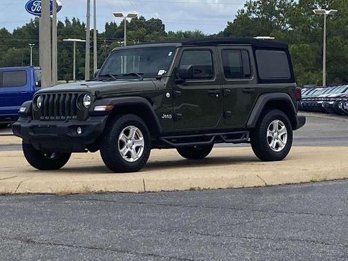 Green Clearcoat 2021 Jeep Wrangler Unlimited Sport