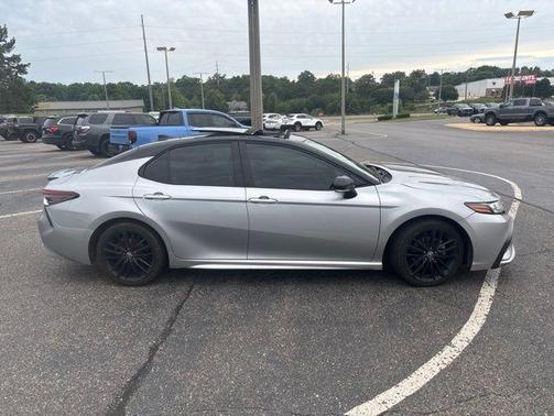 Midnight Black Metallic 2021 Toyota Camry XSE