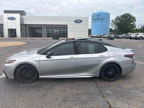 Midnight Black Metallic 2021 Toyota Camry XSE