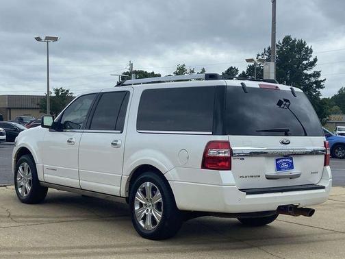White Platinum Clearcoat Metallic 2015 Ford Expedition EL Platinum