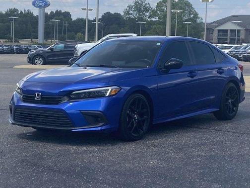 Aegean Blue Metallic 2024 Honda Civic Sport