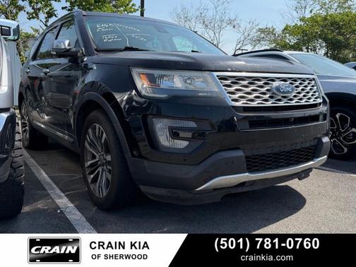 Shadow Black 2016 Ford Explorer Platinum