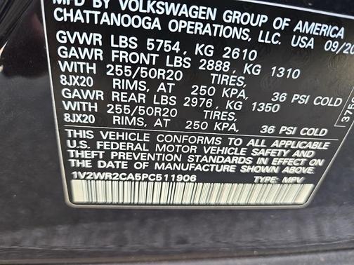 2023 Volkswagen Atlas 3.6L SE w/Technology