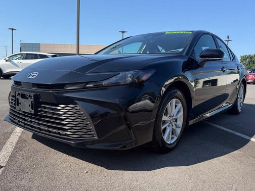 Midnight Black Metallic 2025 Toyota Camry LE