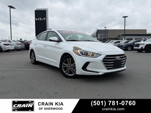 Quartz White Pearl 2018 Hyundai ELANTRA SEL