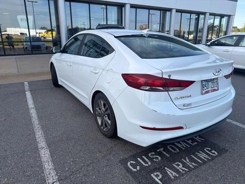 Quartz White Pearl 2018 Hyundai ELANTRA SEL