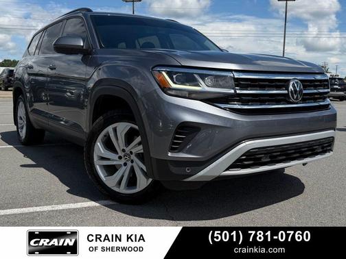 Platinum Gray Metallic 2022 Volkswagen Atlas 3.6L SE w/Technology