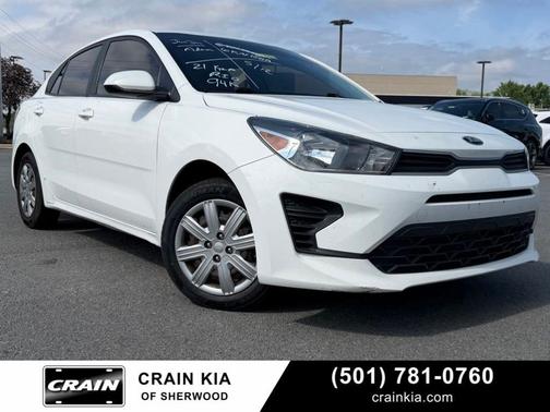 Clear White 2021 Kia Rio S