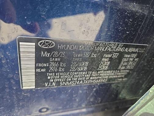 Stormy Sea 2023 Hyundai SANTA FE SEL