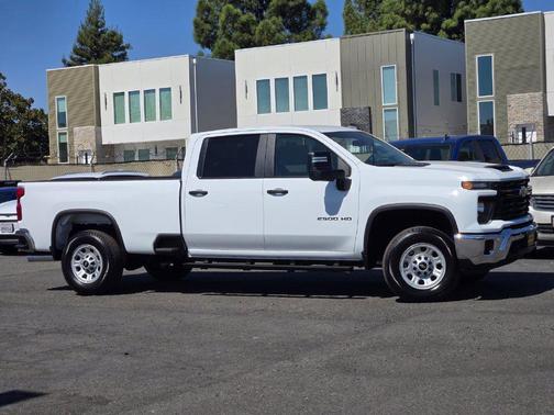 Summit White 2026 Chevrolet Silverado 2500 Crew Cab, Long Bed, WT, RWD
