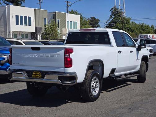 Summit White 2026 Chevrolet Silverado 2500 Crew Cab, Long Bed, WT, RWD