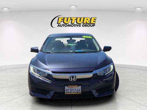 Dark Blue 2018 Honda Civic EX