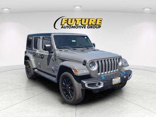 Sting-Gray Clearcoat 2023 Jeep Wrangler 4xe Sahara