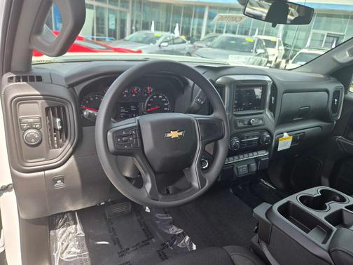 Summit White 2026 Chevrolet Silverado 1500 Custom