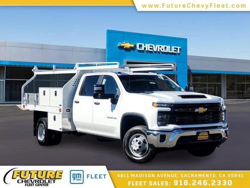 Summit White 2026 Chevrolet Silverado 3500 WT