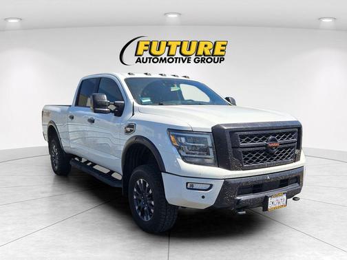 Glacier White 2021 Nissan Titan XD PRO-4X