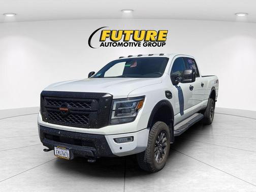 Glacier White 2021 Nissan Titan XD PRO-4X