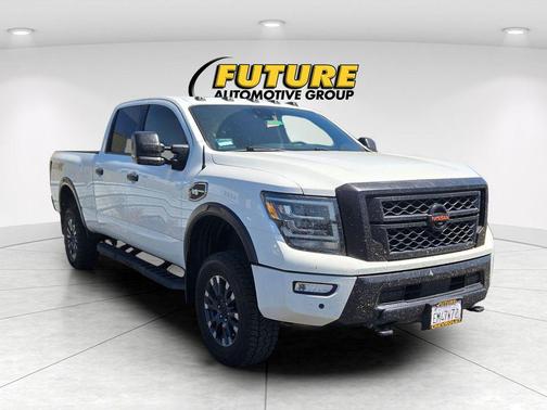 Glacier White 2021 Nissan Titan XD PRO-4X