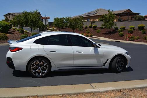 White Metallic 2022 BMW i4 Gran Coupe M50