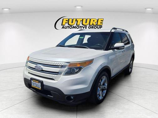 White Platinum Clearcoat Metallic 2014 Ford Explorer Limited