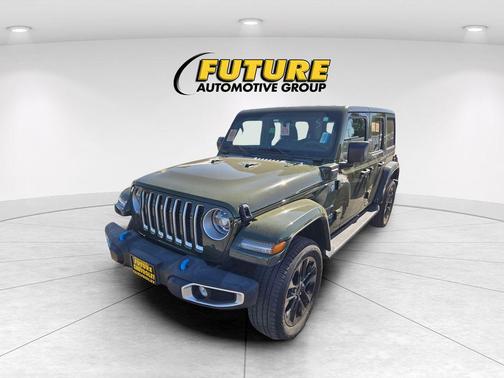 Sarge Green Clearcoat 2022 Jeep Wrangler Unlimited 4xe Sahara
