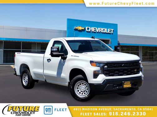 Summit White 2026 Chevrolet Silverado 1500 Base