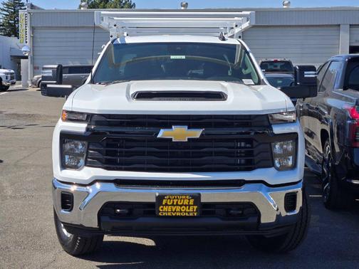 Summit White 2026 Chevrolet Silverado 2500 Double Cab, Long Bed, WT, RWD