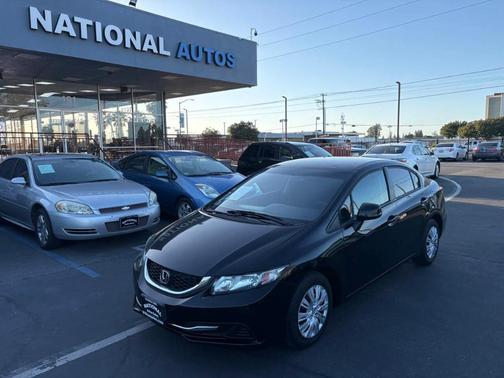 Black 2013 Honda Civic LX