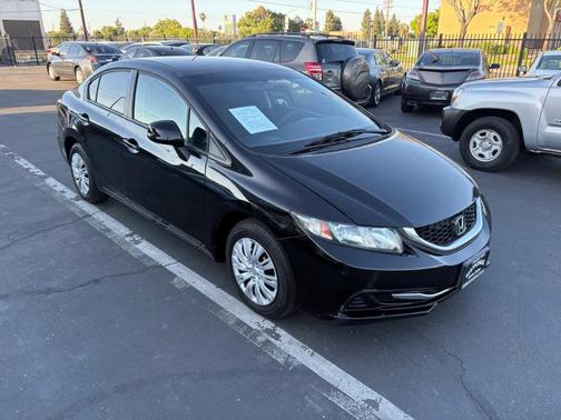 Black 2013 Honda Civic LX