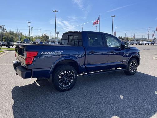 *Blue 2018 Nissan Titan PRO-4X