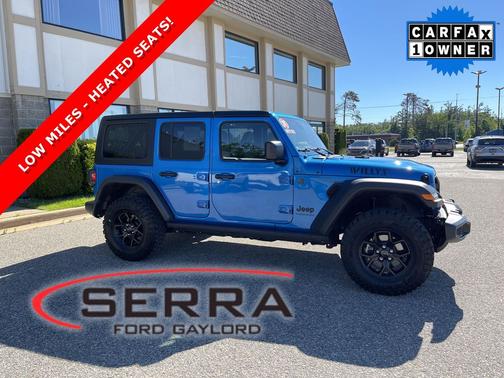 Hydro Blue Pearlcoat 2024 Jeep Wrangler Willys