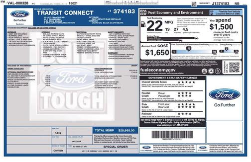 2018 Ford Transit Connect XL