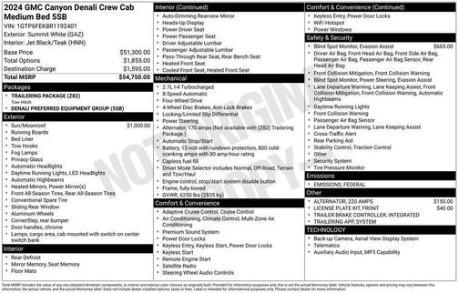 2024 GMC Canyon Denali