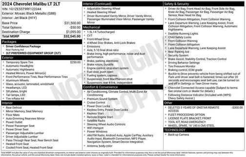 2024 Chevrolet Malibu 2LT