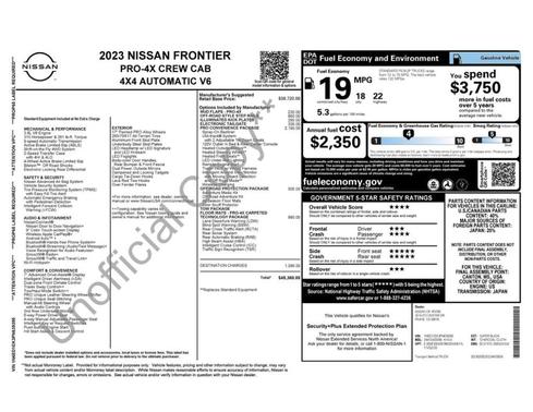 2023 Nissan Frontier PRO-4X