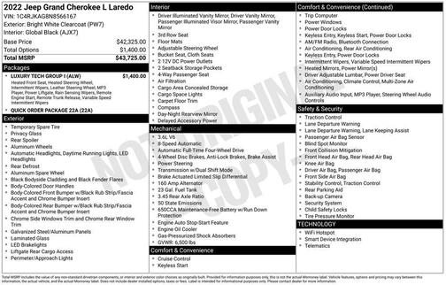 2022 Jeep Grand Cherokee L Laredo