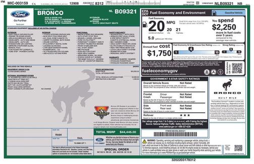 2022 Ford Bronco Outer Banks