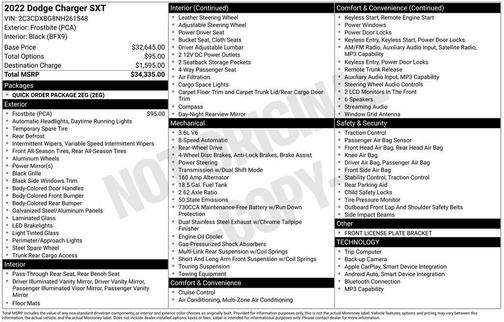 2022 Dodge Charger SXT