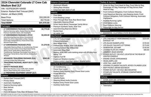 2024 Chevrolet Colorado LT