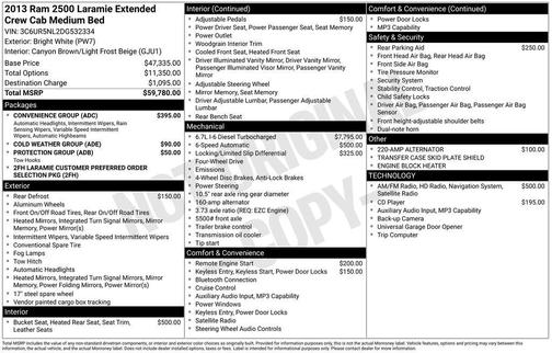 2013 RAM 2500 Laramie