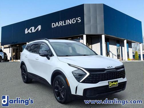 White Pearl 2025 Kia Sportage X-Line