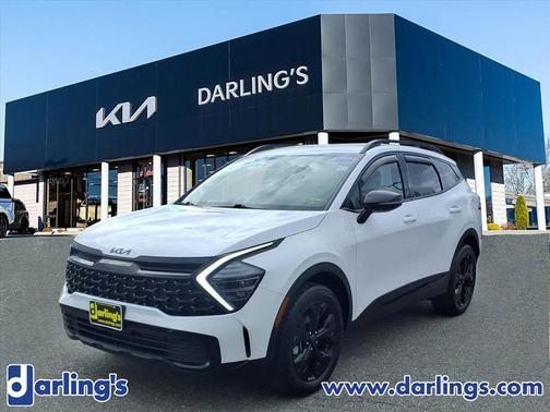 White Pearl 2025 Kia Sportage X-Line