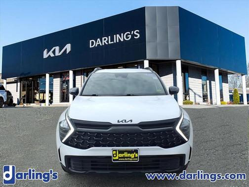 White Pearl 2025 Kia Sportage X-Line