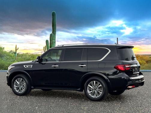 Mineral Black 2021 INFINITI QX80 Luxe
