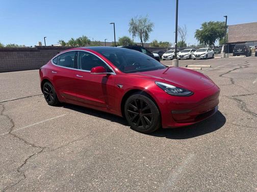 Red Multi-Coat 2018 Tesla Model 3 Long Range